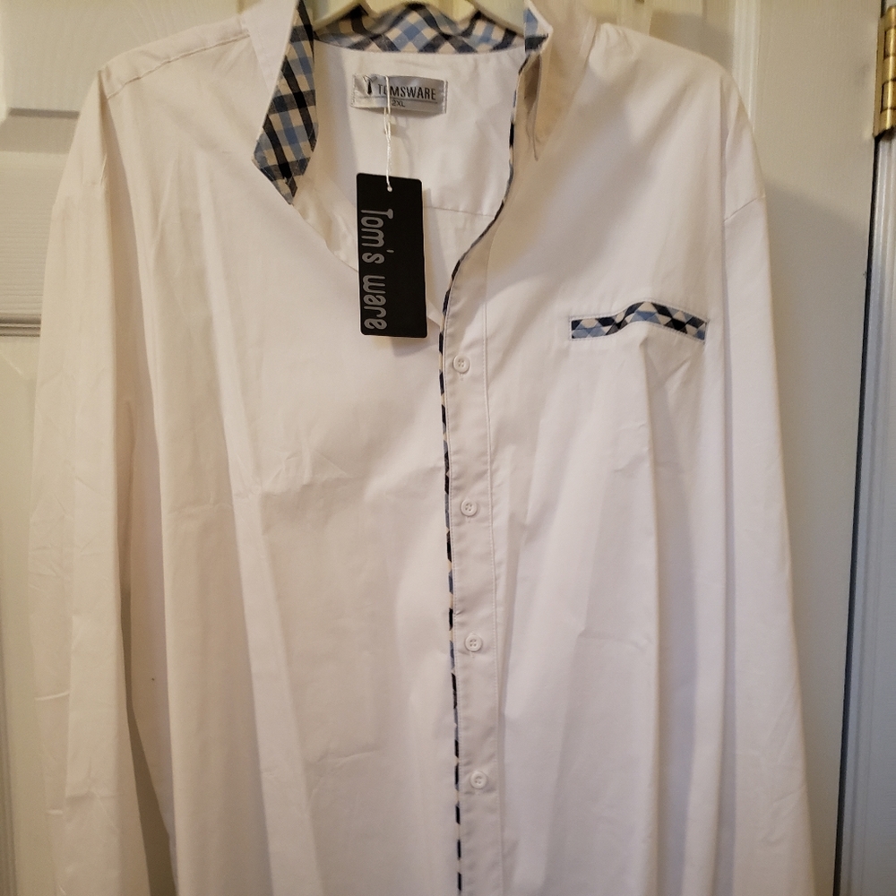 Mens Tom's Ware button down shirt 2xl